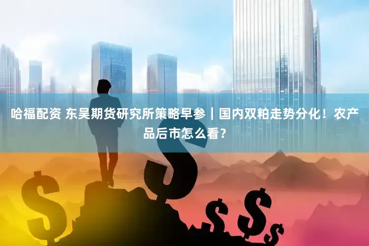 哈福配资 东吴期货研究所策略早参｜国内双粕走势分化！农产品后市怎么看？