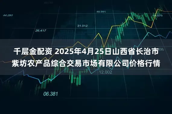 千层金配资 2025年4月25日山西省长治市紫坊农产品综合交易市场有限公司价格行情