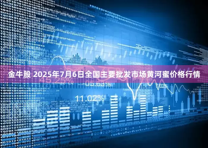 金牛股 2025年7月6日全国主要批发市场黄河蜜价格行情